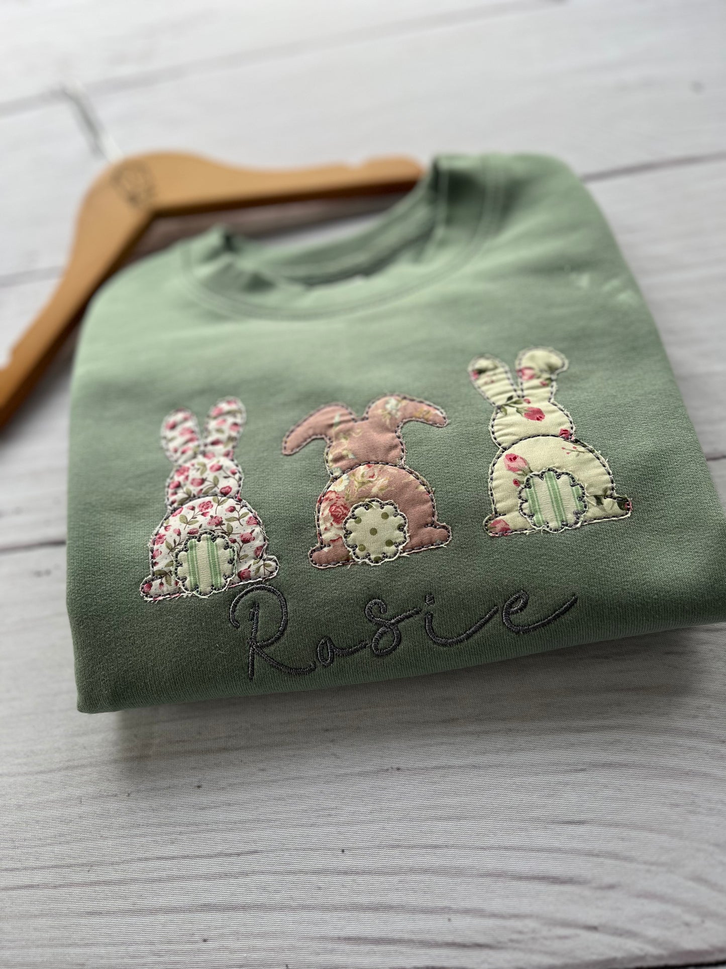 Kids Bunny Appliqué Jumper