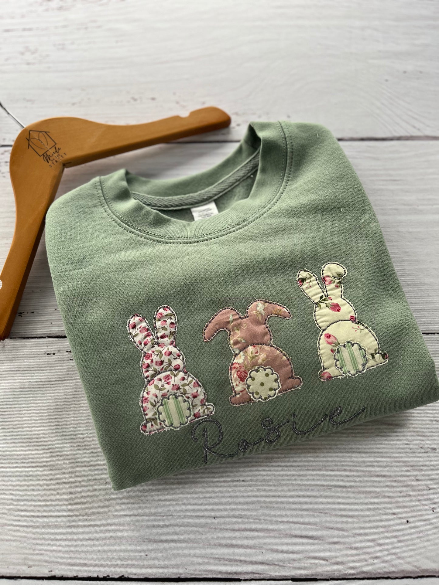 Kids Bunny Appliqué Jumper