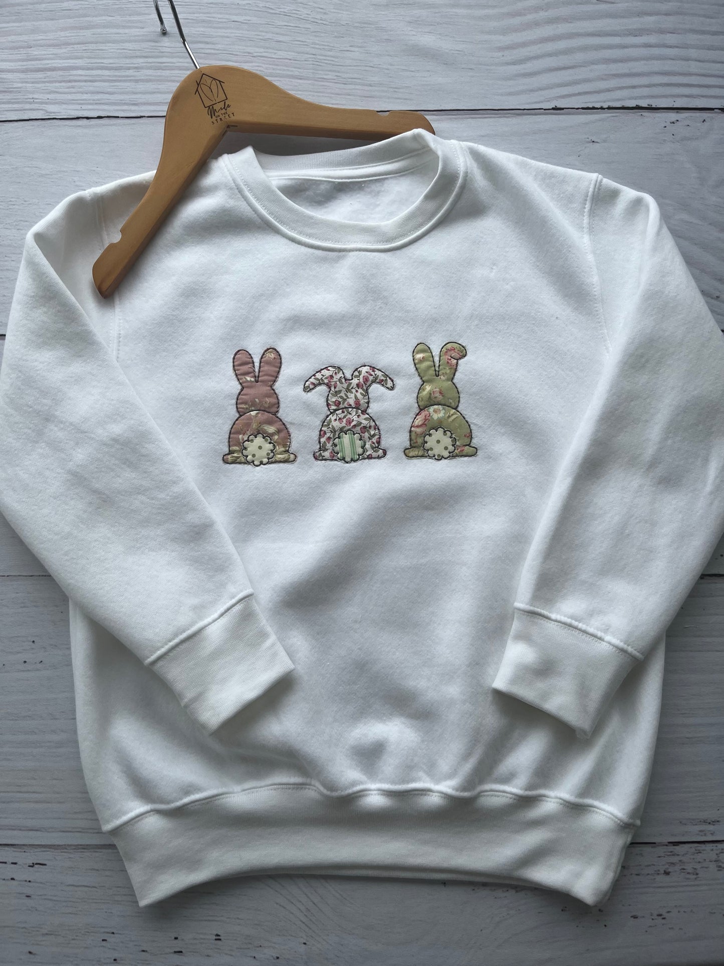 Kids Bunny Appliqué Jumper