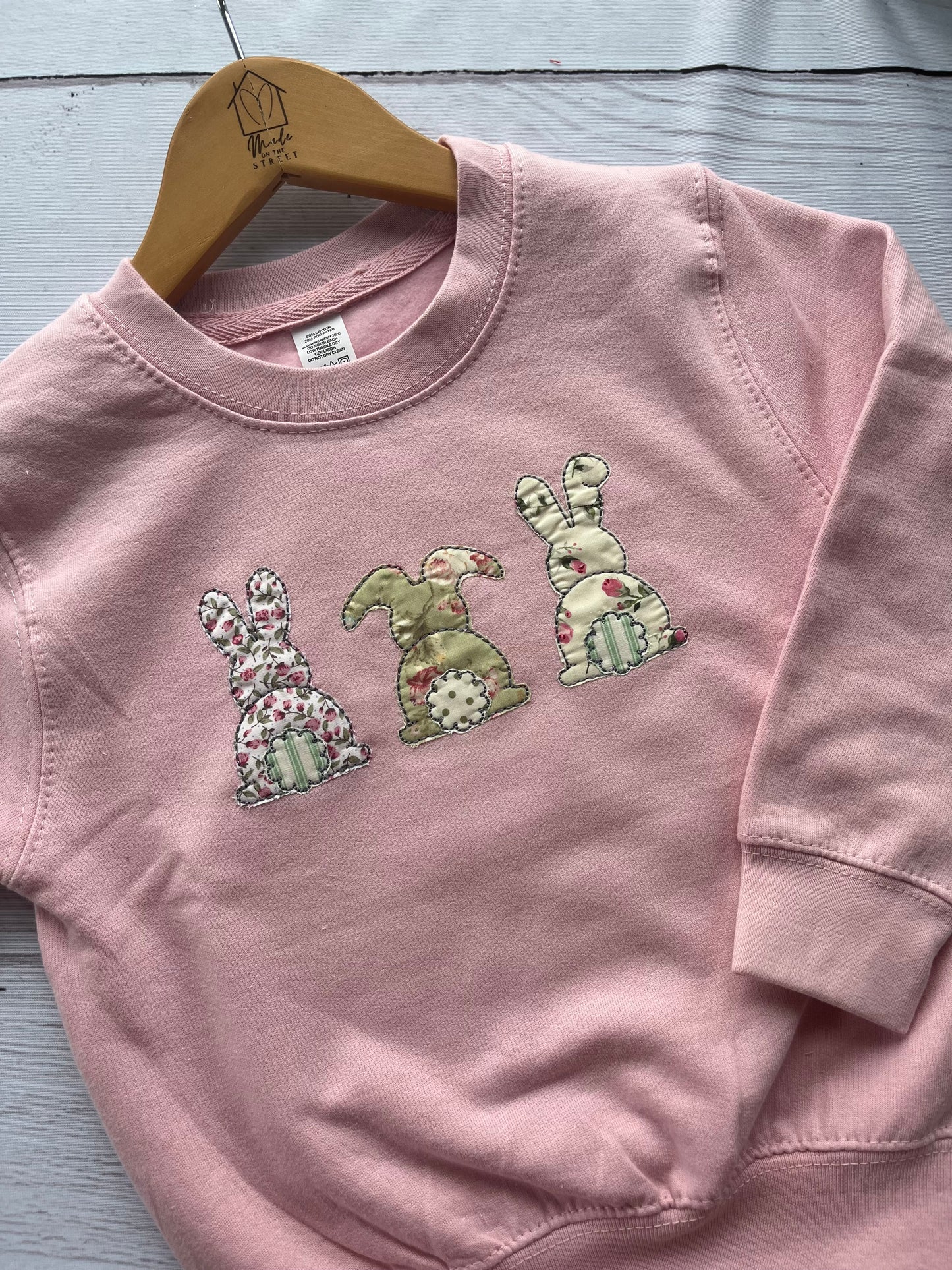 Kids Bunny Appliqué Jumper